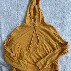 HM, Yellow, L, Cropped sweatshirt